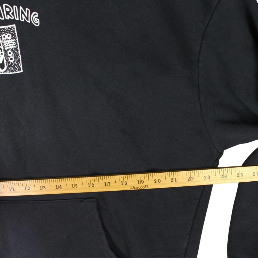 Disney Mickey Mouse x Keith Haring Hoodie Disneyland Unisex Black Size X-Small - Picture 13 of 14